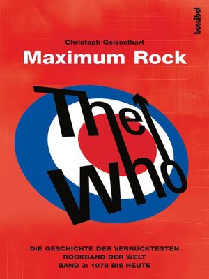 cover image of The Who--Maximum Rock